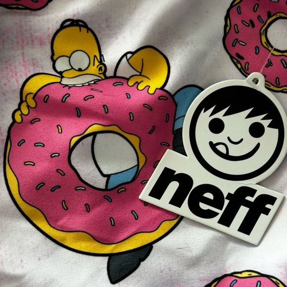 Neff Homer Simpson Board Shorts Swim Trunks  XL NWT - Picture 5 of 8